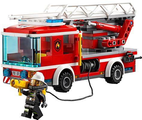 Wóz strażacki LEGO z dronami gaśniczymi