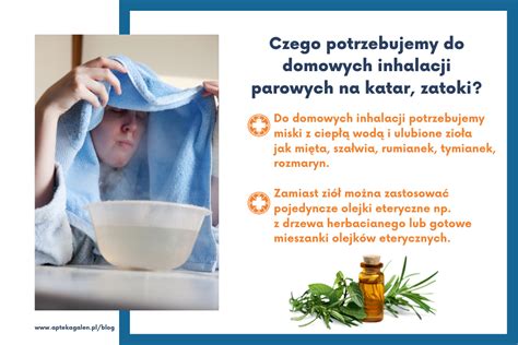 Sposób bezpiecznego stosowania inhalacji z wykorzystaniem miski z gorącą wodą, bez użycia ognia
