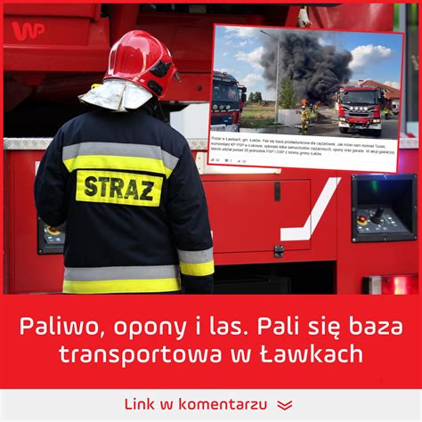 Zastępy straży pożarnej w akcji gaśniczej