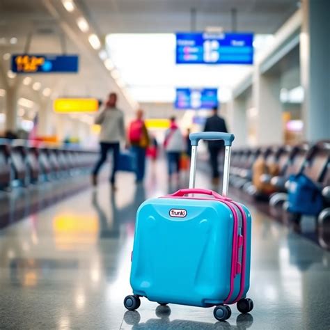 Schemat budowy walizki Trunki z zaznaczonymi elementami bezpieczeństwa