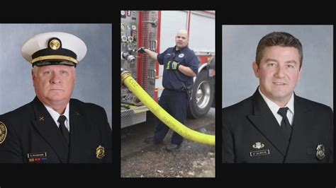 Thematic photo of firefighters in mourning or a symbolic image of loss in a fire service context