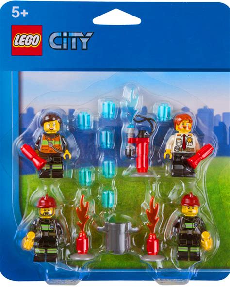 ilustracja ogólna przedstawiająca kilka helikopterów strażackich LEGO City w akcji