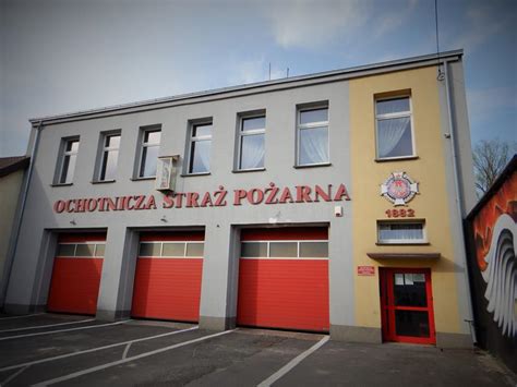 Nowa remiza strażacka w Olchowej, wybudowana w latach 50. XX wieku