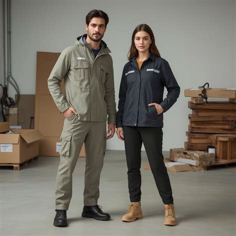 Strażacy dokonujący przeglądu i konserwacji odzieży ochronnej