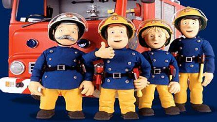 Thematic photo of Fireman Sam and his crew in Pontypandy