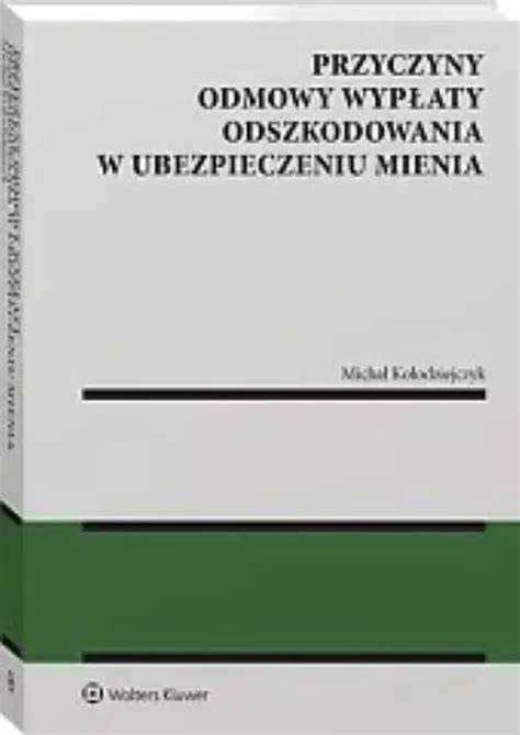 schemat przedstawiający najczęstsze przyczyny odmowy wypłaty odszkodowania