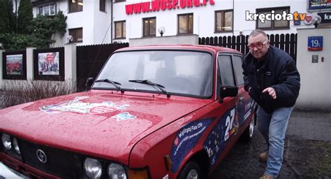 Zdjęcie odrestaurowanego Fiata 125p Kapral-Car na aukcję WOŚP