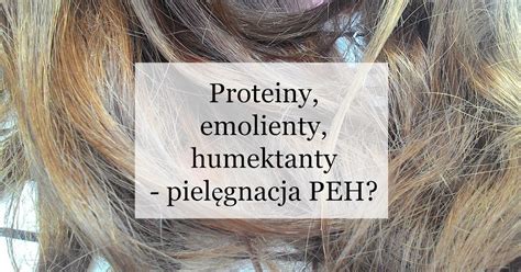 Diagram przedstawiający równowagę PEH w pielęgnacji włosów
