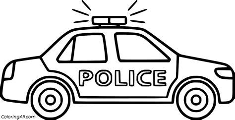 Thematic photo of a child coloring a police car