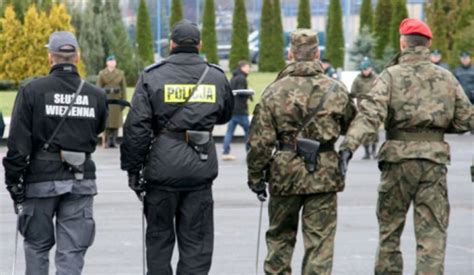 schemat przedstawiający różne formacje mundurowe, z których okresy służby mogą być zaliczone do emerytury strażaka