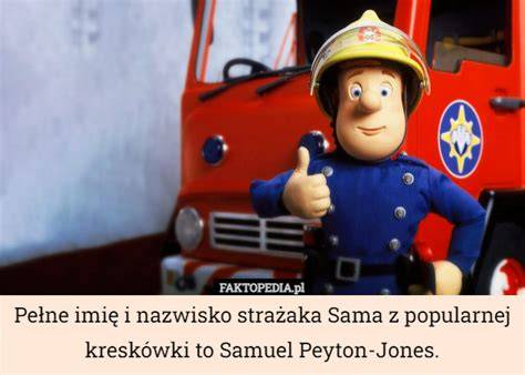Ilustracja postaci Strażaka Sama z kreskówki