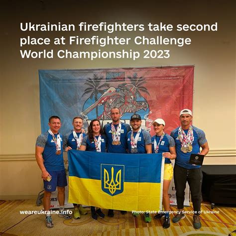 Thematic photo of Polish and Ukrainian firefighters cooperating