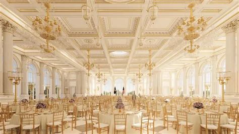 Zdjęcie wnętrza eleganckiej sali balowej w pałacu
