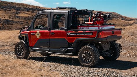 Photo of a quad with a firefighting module