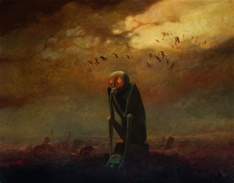 Zdzisław Beksiński wizja apokaliptycznej katedry