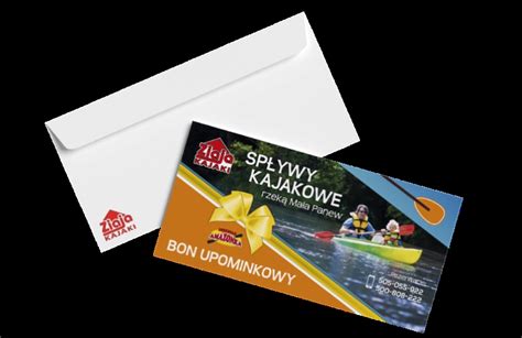 Zwycięski voucher na spływ kajakowy z licytacji WOŚP