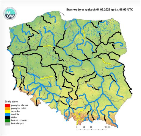 Mapa obszarów zagrożonych suszą hydrologiczną w Wielkopolsce