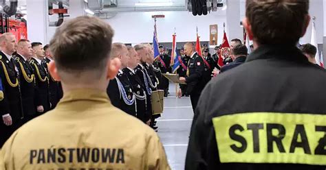 Uroczystość wręczenia odznaczeń strażakom