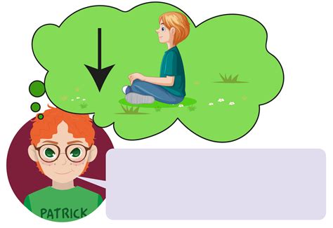 ilustracja przedstawiająca chłopca śpiącego na trawie w otoczeniu natury