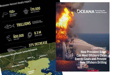 Infografika przedstawiająca koszty finansowe katastrofy Deepwater Horizon dla BP