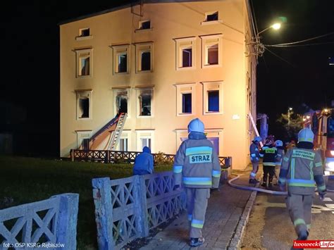 Zniszczone mieszkania po pożarze przy ulicy Staszica, Sosnowiec
