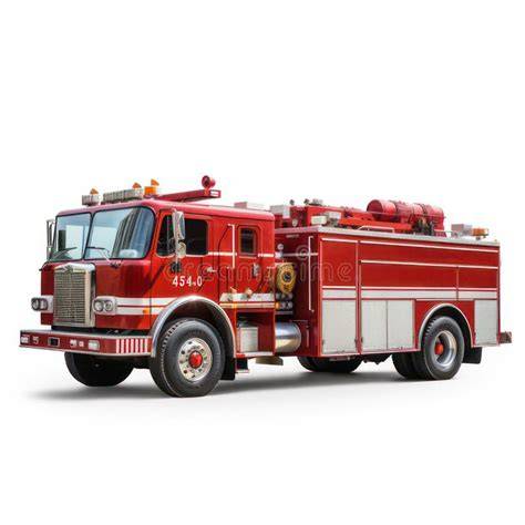 Thematic photo of a modern fire truck in signal red with white accents.