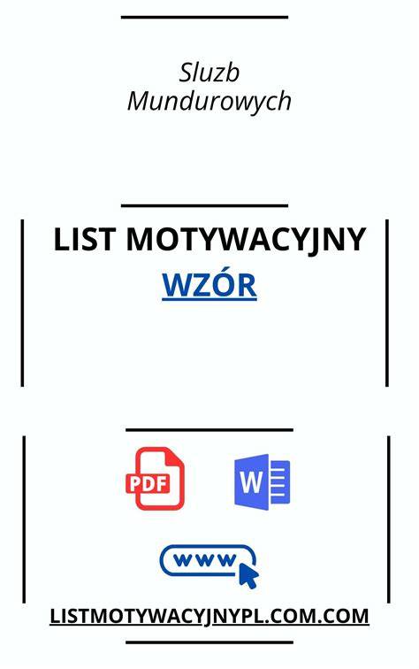infografika przedstawiająca strukturę profesjonalnego CV i listu motywacyjnego do służb mundurowych