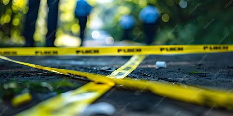 Photo of police tape or fire investigation scene