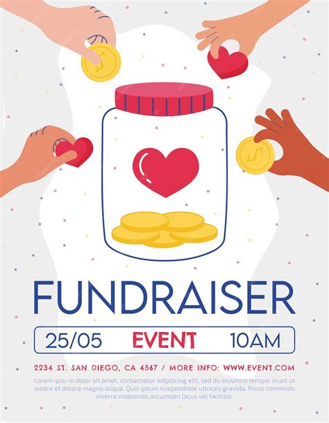 Photo of a fundraiser graphic or a family in need