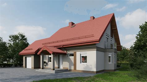 Wizualizacja tymczasowego dachu nad willą Richtera