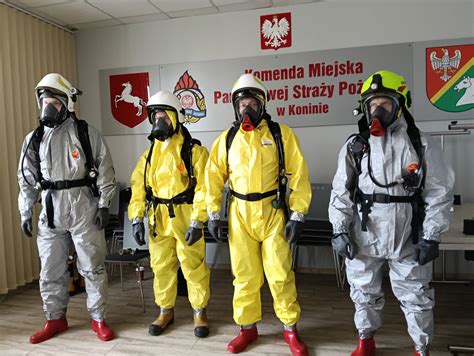 zdjęcie jednostki ratownictwa chemicznego lub CBRN w akcji