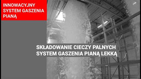 Schemat zaawansowanego systemu gaszenia pianą z integracją z innymi systemami bezpieczeństwa