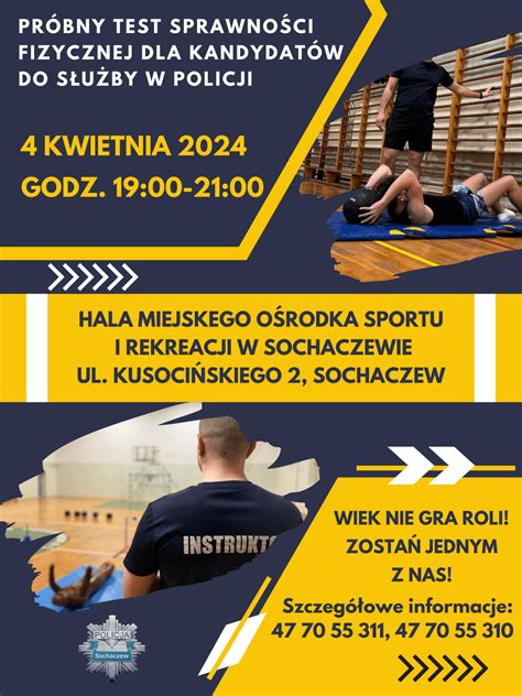 Zestawienie testów sprawności fizycznej dla kandydatów na strażaków