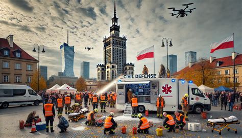 Infografika przedstawiająca zakres działań podczas Pikników Edukacyjnych Akademii Ochrony Ludności i Obrony Cywilnej