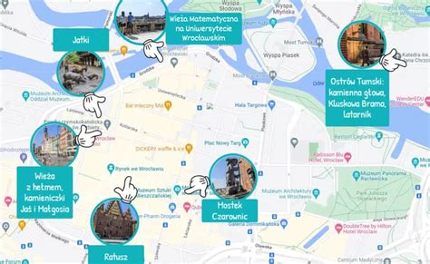 infografika przedstawiająca mapę Wrocławia z zaznaczonymi lokalizacjami ostatnich pożarów kamienic
