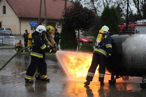 Schemat działań jednostki OSP podczas gaszenia pojazdu z instalacją LPG