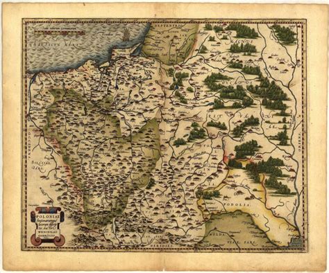 Mapa historyczna Podhala z XVI wieku
