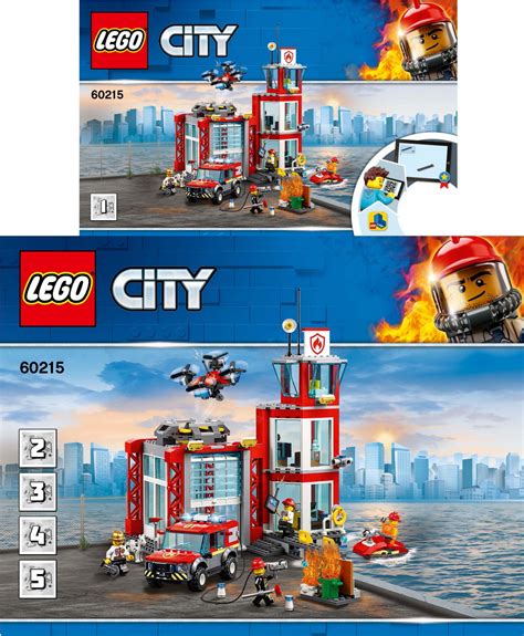 Detale architektoniczne remizy strażackiej LEGO 60215