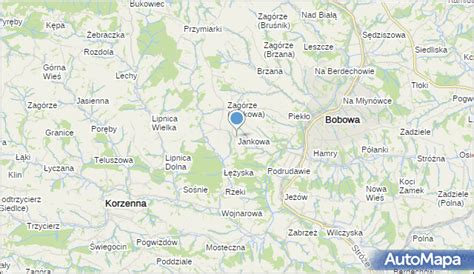Mapa lokalizacji Jankowa Przygodzkiego w Wielkopolsce oraz obszaru dotkniętego pożarem