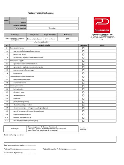 pracownik serwisu dokonujący przeglądu PWP