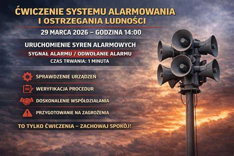 Mapa zasięgu nowego systemu ostrzegania i alarmowania
