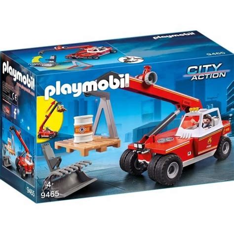 Zestaw Playmobil City Action Podnośnik Strażacki 9465 w akcji