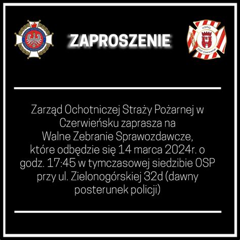 Schemat struktury organizacyjnej OSP z podziałem na władze: Walne Zebranie Członków, Zarząd oraz Komisję Rewizyjną.