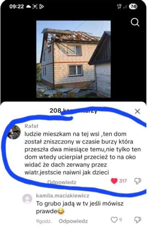 Zdjęcie zniszczonego domu lub ilustracja przedstawiająca rodzinę w potrzebie