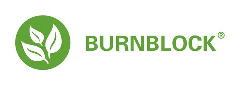 Opakowanie preparatu Burnblock lub logo firmy
