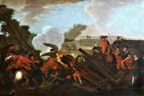 Obraz przedstawiający bitwę pod Borodino