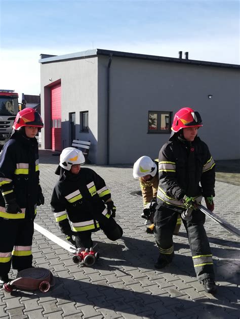 Schemat przedstawiający główne moduły programu szkolenia podstawowego strażaka OSP