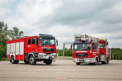 Zdjęcie nowego samochodu ratowniczo-gaśniczego OSP Filipów (MAN TGM 18.340)