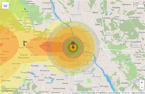 Schemat przedstawiający miejsce wybuchu pożaru na rampie wyładowczej