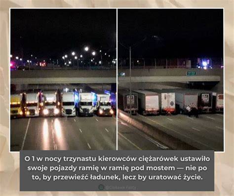 Zdjęcie ciężarówek z substancjami ADR po eksplozji w Poznaniu
